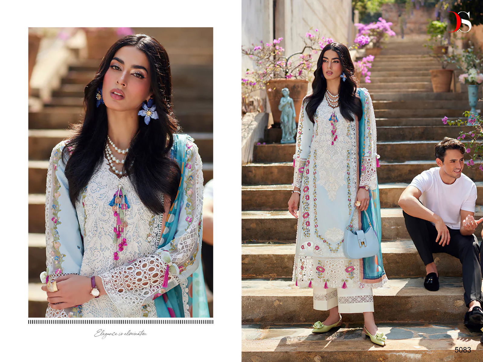Mush Q 2 By Deepsy Embroidery Cotton Pakistani Suits Wholesale Market In Surat

